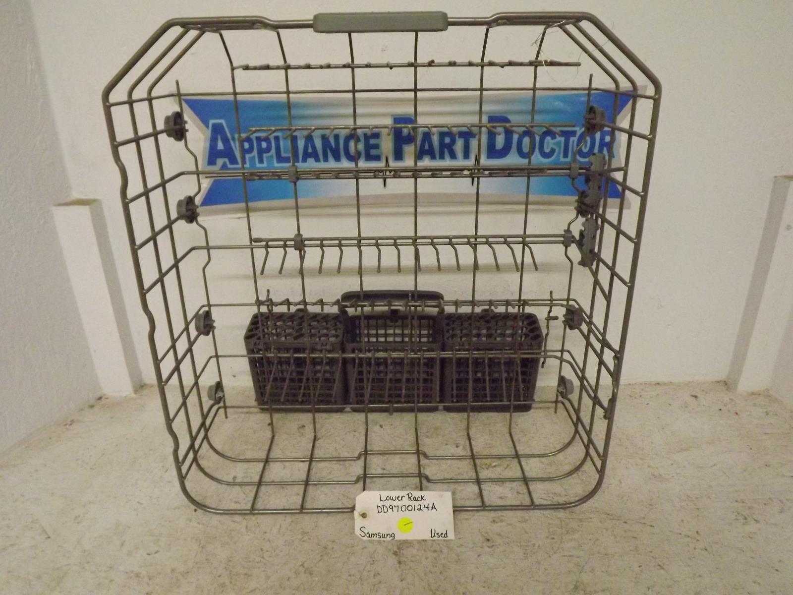 Samsung Dishwasher DD97-00124A Lower Rack Used Samsung Dishwasher DD97-00124A Lower Rack Used